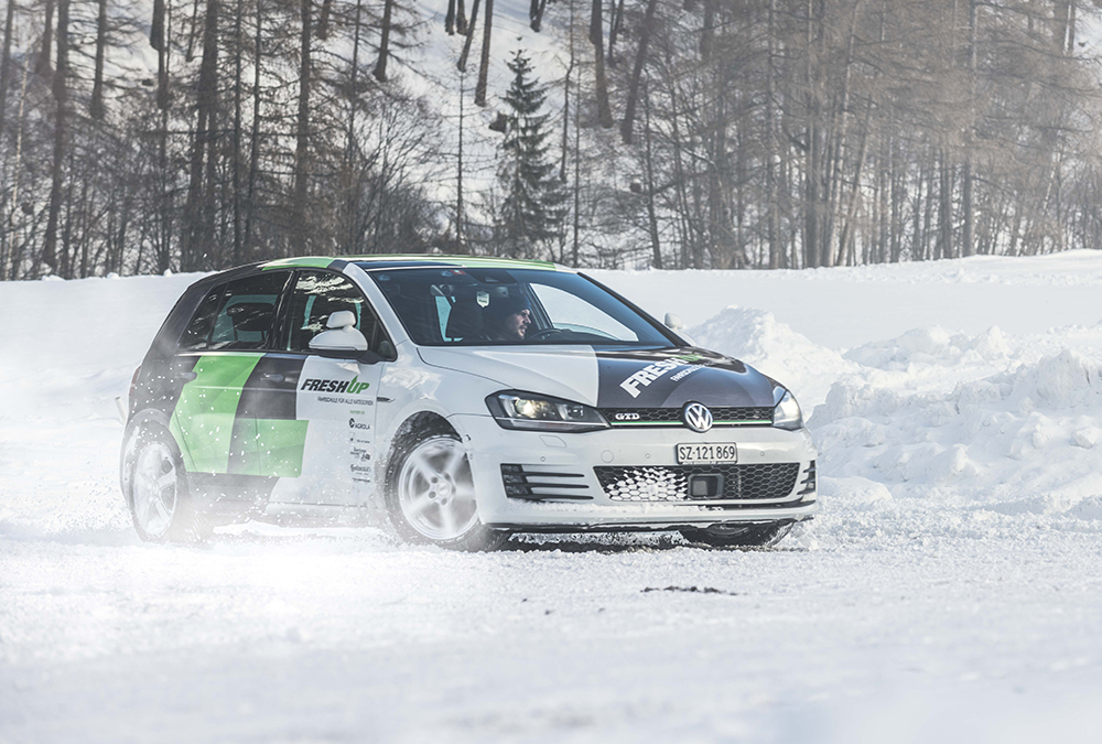 Driving training in Zernez